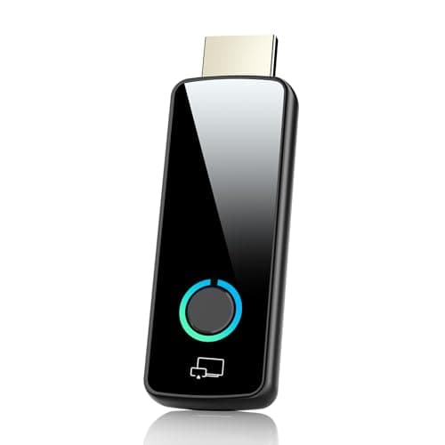 Wireless HDMI Display Dongle Adapter,4K Decode 1080P Output,Plug & Play,Streaming Video/Audio to HDTV/Computer/Projector from PC/iOS/Android,Supports Airplay,DLNA,Miracast