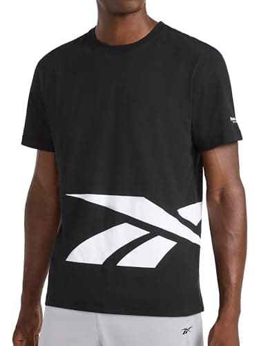 Reebok Apparel Men's Big Vector Ss Tee, Black, X-Large