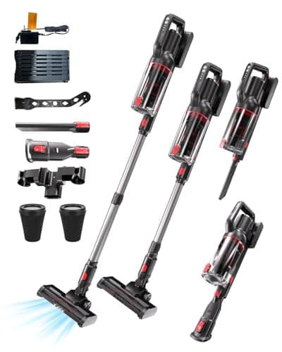 ASKGIFT Cordless Stick Vacuum Cleaner，Portable Upright Vacuum