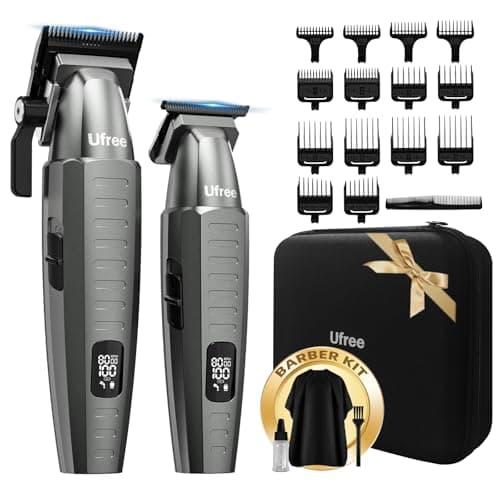 Ufree Trimmer for Man, Hair Clippers, Hair Cutting Kit, Gray